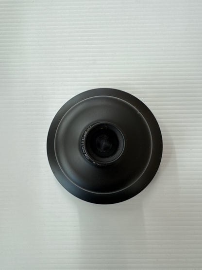 Cinq Round 1-Spray Filtered Showerhead with 1.75 GPM 5.5 in., Wall Mount Fixed in Matte Black
