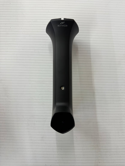 Occasion 8 in. Diverter Bath Spout Wall-Mount with Straight Design in Matte Black Wall-Mount with Moderne Brass