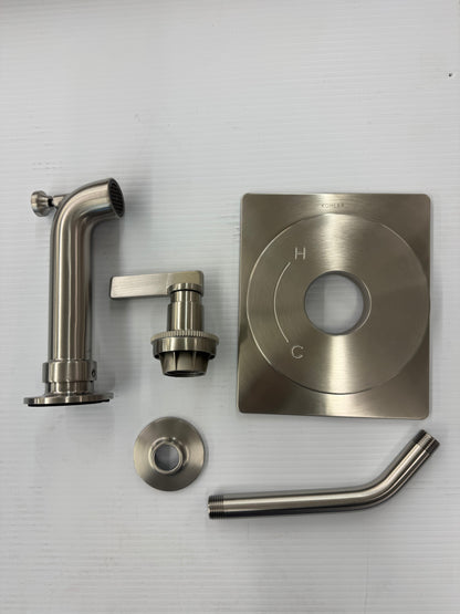 Castia By Studio McGee Rite-Temp Bath And Shower Trim Kit Without Showerhead in Vibrant Brushed Nickel