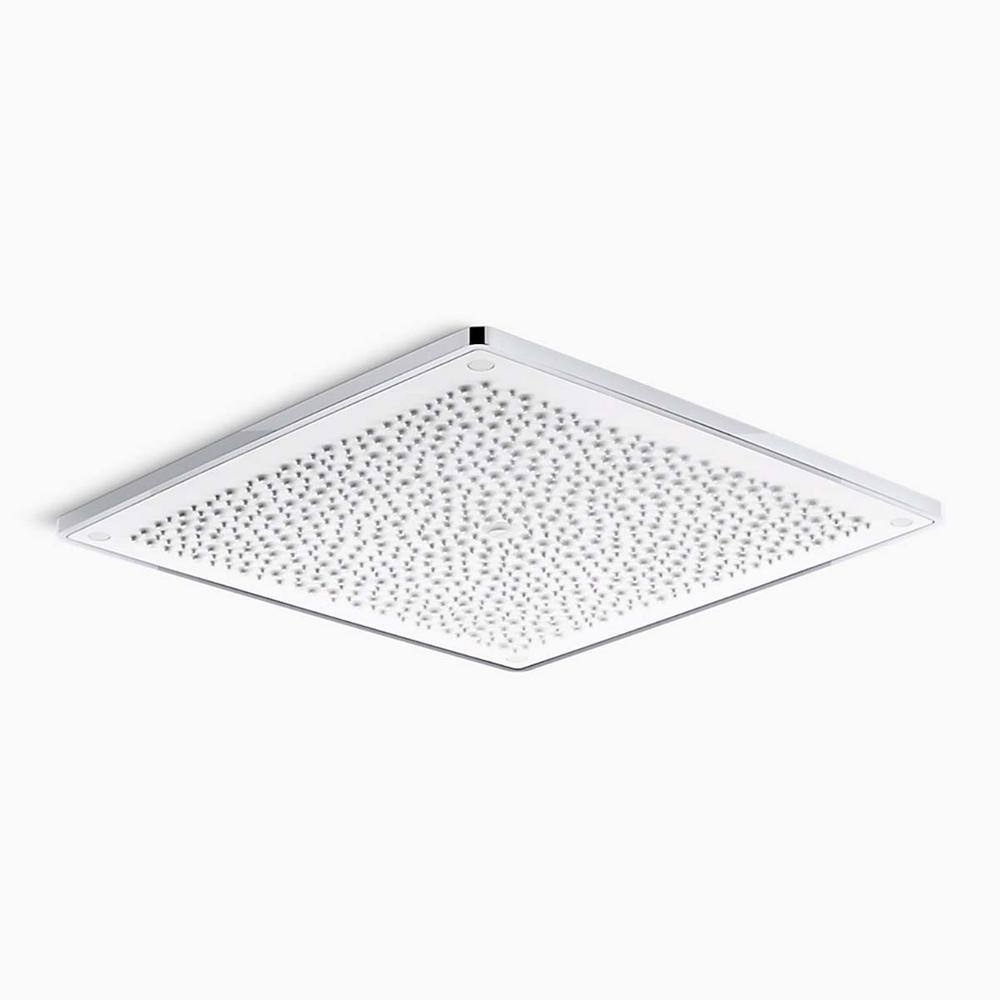 Kohler K-31110-G Real Rain 1.75 GPM Single Function Rain Shower Head - White